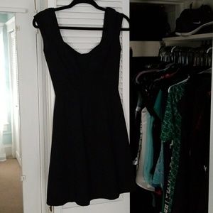 Black French Connection Structured A-Line Size 2